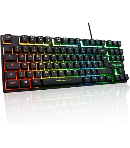 Clavier AZERTY Français Pour PC Portable MSI – Modèles GS73, GS73VR, GT62, GT62VR, GE73