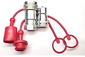 DNP SRL Hydraulic ISO A Quick Release Coupling 3/4" BSP Thread c/w Dust Plug & Cap