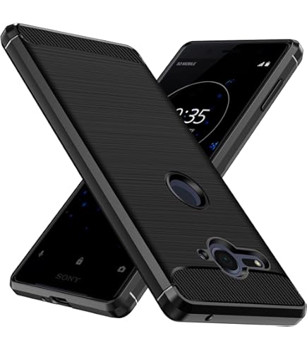 Uposao Handyhülle Für Sony Xperia XZ2 – Transparente TPU Schutzhülle Mit Marmormuster | Stoßfest, Kratzfest