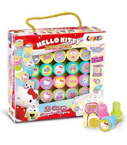 Hello Kitty Mix-Cube – Boîte Cube De 12 Gommes, Kuromi, My Melody, Sous Licence Officielle