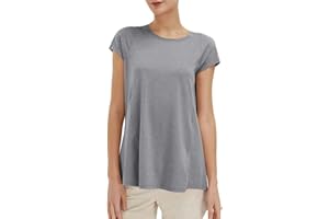 SPECIALMAGIC Women's Yoga Gym Workout Top Loose Fit, Quick Dry Sports Top Running Sports T-Shirt, Baggy Yoga Top T-Shirts for Women