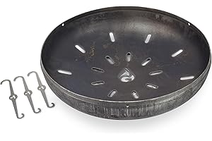 Grillrost.com Das Original Scatola per Fuoco in Acciaio Massiccio con Ganci in Acciaio Inox per Appendere - Adatta a Tutti i bracieri