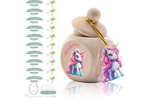 SPERMUOY Zahndose milchzähne mädchen,Zahnbox für milchzähne mädchen zahndose milchzahnbox kinder zähne box für Familie Zeremonie der Taufe