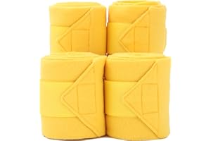 Merauno Conjunto de 4 vendajes de polo, para doma