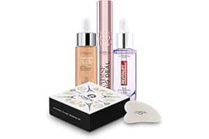 L'Oreal Paris Make-up Designer y skincare Cofre serum Accord tono 2-3, Big Deal mascara de pestañas y serum filler anti-arrugas 30ml