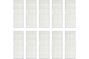 Fixbetter 10 filtri HEPA di ricambio per Lefant M210 / M210B / M213 / M210S, per accessori per OKP K2 / K3 / K4 / K5 aspirapolvere robot