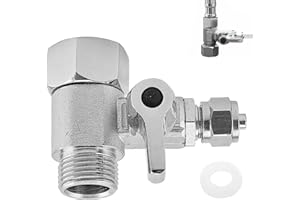 APRRMLIZW Wasseranschluss Adapter T-stück 3/8 X 3/8 X 1/4 Schlauch Wasseranschluss Wasseranschluss Verteiler Gartenschlauch Verteiler Wasserhahn Absperrhahn Absperrventil Adapter Zum Anschluss Von 2 Geräten