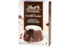‎LINDT & SPRÜNGLI Lindt & Sprüngli Feines Backen Lava Cake Backmischung, 4 Portionen, glutenfrei, 240 g