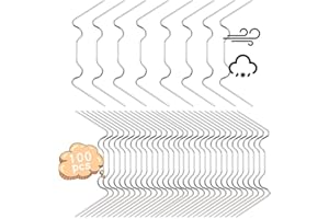 XCOZU 100 Pezzi Clip per Serre in Acciaio Inox, Clip a Molla in Metallo con Filo W, Clip di Fissaggio per Pannelli di Vetro, Accessori per Serra Spessore 1,6 mm