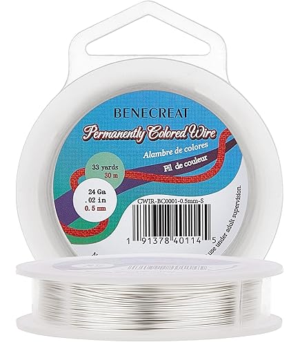 Beadalon ColourCraft Wire TR 22ga Brass Light 20yd