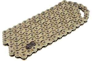 2EXTREME IGM Chaîne Gold 415x122 renforcée avec antivol – compatible avec Hercules Prima, Zündapp, Sachs, Kreidler, Puch, KTM, DKW Mofa