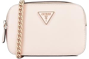 GUESS Noelle Crossbody Camera, Borsa Donna, Bianco, Taglia Unica