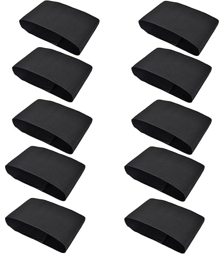 Lot De 2 Brassards Noirs Élastiques - Pour Deuil, Funérailles, Sport - Polyester Et Latex - 15x5 Cm