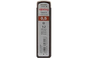 Rotring Etui de 12 Mines Tikky pour Porte-Mines 0,5 Mm B