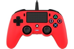 Nacon Wired Compact Controller (Red) (PS4)