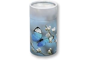 CHERISHED URNS Butterfly Blossom Eco-Friendly Scattering Tube - Small