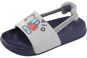 LANIVIC Sandali Estive Ragazzi Ragazze Pantofole da Piscina Banda Elastica Antiscivolo Bambini Ciabatte da Spiaggia ada Interno E da Esterno