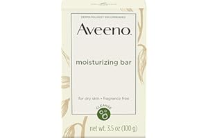 Aveeno Moisturizing Bar with Natural Colloidal Oatmeal for Dry Skin, Fragrance Free, 3.5 oz by Aveeno