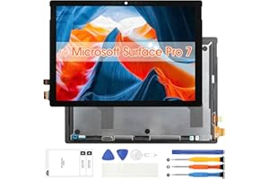 ATWIST LCD Display pour Microsoft Surface Pro 7 Écran - pour Surface Pro 7 LCD Écran Tactile pour Microsoft Pro7 1866 LCD Numériseur Capteurs Verre Remplacement Assemblée Kit Noir