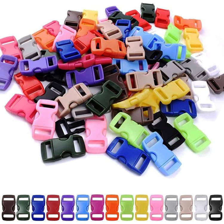 30 Boucles Paracorde à Ouverture Latérale - Pour Bracelets, Colliers, Accessoires DIY