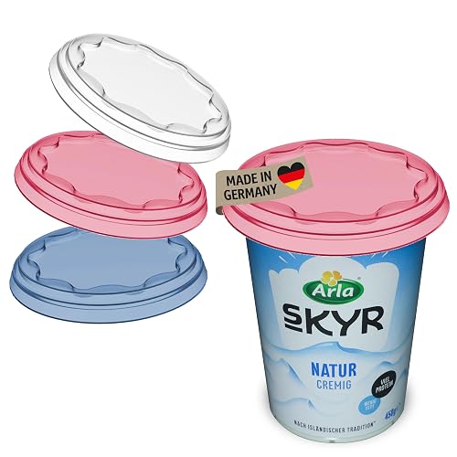Koziol FRESH Frischedeckel 3er-Set, Silikon