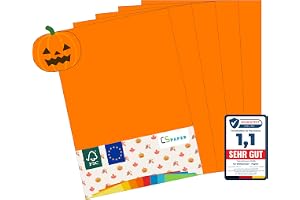 Tillverkad i EU 200 ark färgat papper orange A4 80 g/m² CS papper – skrivarpapper, kopieringspapper, universalpapper för tryck, hantverk och veck i format DIN A4. Papper för hem och kontorsmaterial