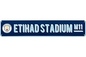 Forever Collectibles UK FOCO Officially Licenced Manchester City FC Vintage Street Sign Bedroom