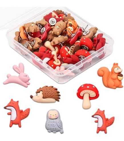 Leifggao 60pcs Cat Push Pin Animal Push Pins Decorative Thumb Tacks For Bulletin Board - View #11