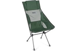 ‎HELINOX Helinox Sunset Chair | Mit seinem erweiterten Design ist Dieser Stuhl möglicherweise die ultimative Kombination aus Verstaubarkeit, Komfort und Unterstützung (Forest Green + Pockets)