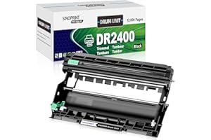 SINOPRINT DR2400 Drum Unit Compatible with Brother DR-2400 DR2400 Drum Unit Black for Brother HL-L2310D HL-L2370DN HL-L2375DW DCP-L2510D DCP-L2530DW MFC-L2710DN MFC-L2750DW (NOT Included Toner)