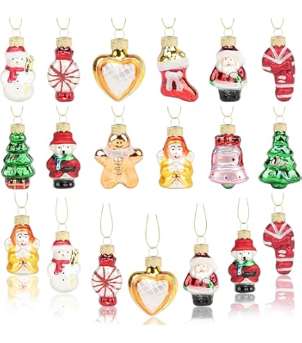 Gisela Graha - 2 x Red and Gold Flower Retro Fairy Hanging Christas Tree Decorations (B Gisela Graha - 2 x Red and Gold Flower Retro Fairy Hanging Christas Tree Decorations (B