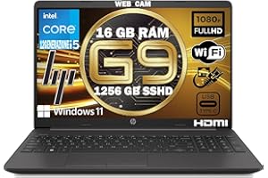 HP 250 G9 NEW MODEL 2022 Notebook Intel Core i5 1235U 12Th up to 4.40Ghz, Ram 16Gb Ddr4,SSD Nvme 512GB, Display 15.6" FULL HD,PC Laptop Windows 11 Pro with MS Office 2021 Bundle