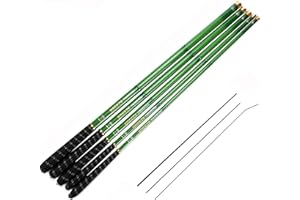 Goture Canna da pesca telescopica in fibra di carbonio ultra leggera per pesca spinning o alla carpa 10FT 12FT 15FT 18FT 21FT 24FT + Top 3 Segmenti