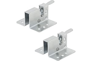 VORMANN Lot de 2 loqueteaux pour table de réception - Loquet de rechange - En acier galvanisé - Résistant aux intempéries