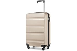 KONO Hartschalen ABS Koffer Trolley Rollkoffer Reisekoffer mit 4 Rollen
