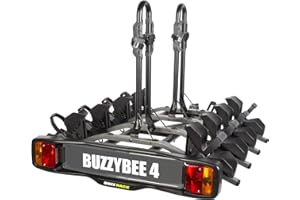 BUZZ RACK Rack - New Buzzy Bee 4 Porte-vélo sur attelage Plateforme 4 vélos