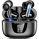 Glangeh Cuffie Bluetooth, Auricolari Bluetooth 5.3 con Mic Stereo, 50 Ore Cuffie Wireless In Ear Riduzione Rumore di Chiamata