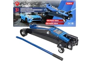 FORSAGEPOL hydraulische 3-Tonnen-Rangierwagenheber Forsage h min 135mm, h max 420mm