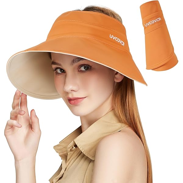 Donna Capeline Estate Cappello da Sole Grande Bordo AntiUV Cappello di