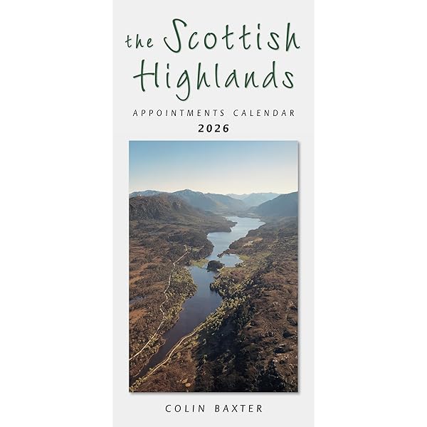 2026 Scotland Calendar: Scottish Islands Appointments - Slim Wall - View #9