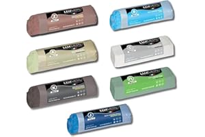 Lux Metal Kit 7 Pasta Abrasiva Lucidante 250 gr A-B-C-Z-K-J-FL Set Lucidatura Acciaio Inox Solida Per Lucidare Metalli A Specchio Alluminio Lucida Cromature Legno Plexiglass Marmo Ottone Rame Plastica