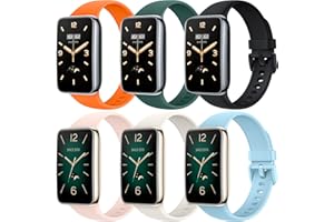 ASDONAL 6 piezas de pulsera compatible con Xiaomi Smart Band 7 Pro, correa de repuesto para Xiaomi Mi Band 7 Pro bandas de repuesto Mi Band 7 Pro pulseras Strap