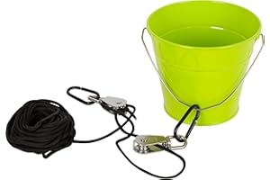 Small Foot Pulley with metal bucket, tree house/play tower accessories, garden toys for children aged 3 and up, 11905 game tools, multicolor