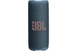JBL Grip, Enceinte Bluetooth compacte, AI Sound Boost, étanche et resistante à la poussière IP68, éclairage d’Ambiance, 14 h d’autonomie, Connexion Multi-Enceintes Auracast, app JBL Portable, Bleu