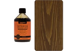 Littlefair's Teinte Bois 500ml - Teinture Bois Écologique À Base D'Eau et Sûre - Lasure Bois Intérieur à Séchage Rapide - Peinture Lasure pour Bois Nettoyage Facile - Couleur:Chêne doré