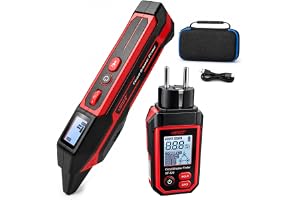NOYAFA NF-824 Circuit Locator med GFCI-testare | Lokalisering av disjonkt, GFCI-test, NCV-detektering, Justerbar känslighet, Lampa, USB-C-laddning.