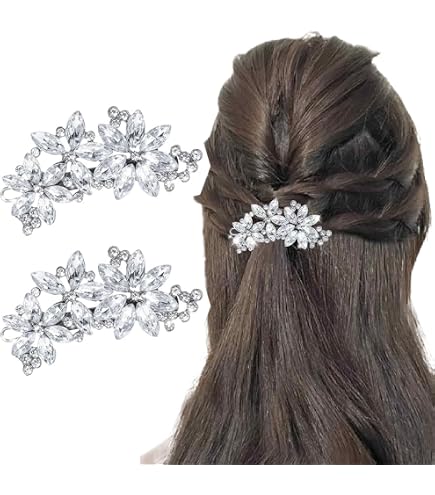 Fermaglio per capelli con grande fiore di crisantemo, accessorio per capelli da donna - Italia