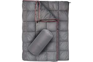 GENERIC Down Camping Quilt | Indoor Outdoor Camping Blanket - Lightweight Camping Blanket, Waterproof Camping Quilt for Camping, Outdoor, Travel