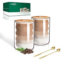 2-18PCS Doppia Parete Alta Tazza di Vetro Borosilicato Resistente Al Calore Tè Latte Succo Caffè Tazza di Acqua Bar Bicchieri Regalo Creativà Set  15