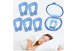 DOKDUK Anti Snore Devices, Magnetic Anti Snore Clip Reusable Anti Snoring Device, Professional Effective Snoring Solution (6 Packs)